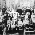 Ymir School Children 1897 - Teacher Miss E. M. Green