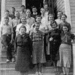FR Roll--Vera Harris-unkown-Shirley Stevens-Evelyn Emilson-2-Anne Nord-unkown-Polly Verigan-Hazel Blaine-3-Wallace Barber-Vernon Chrysler-Jim Blaine-unkown-Sam Verigin-4-Tom Slattery-unkown-unkown-Alvin Slattery-unkown